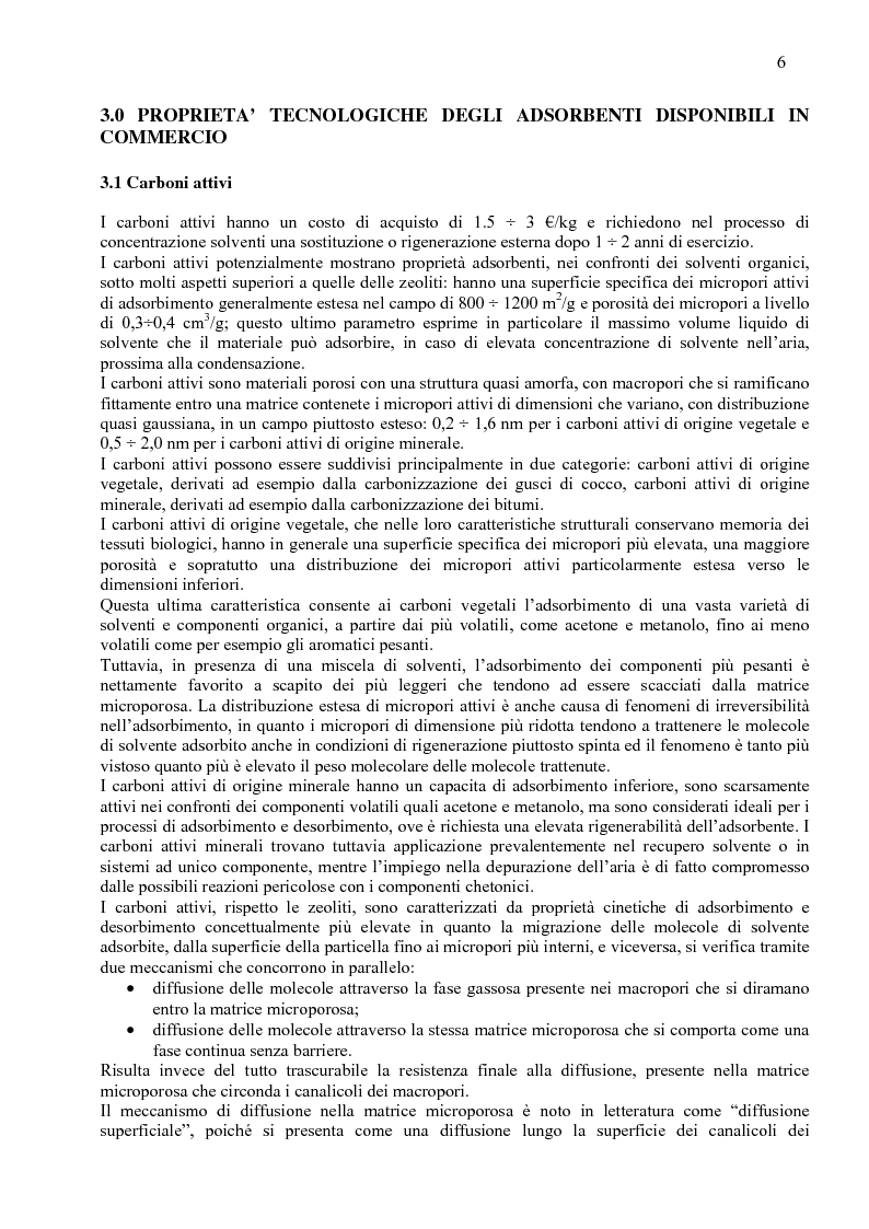 Anteprima della tesi: Studio sperimentale su un processo di depurazione di aria inquinata da componenti organici volatili, Pagina 7