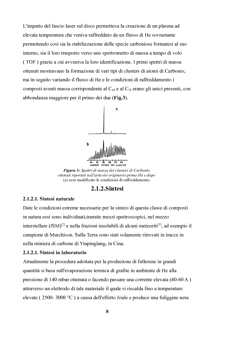 Anteprima della tesi: Funzionalizzazione di composti di carbonio nanostrutturati con nitrocomposti, Pagina 5