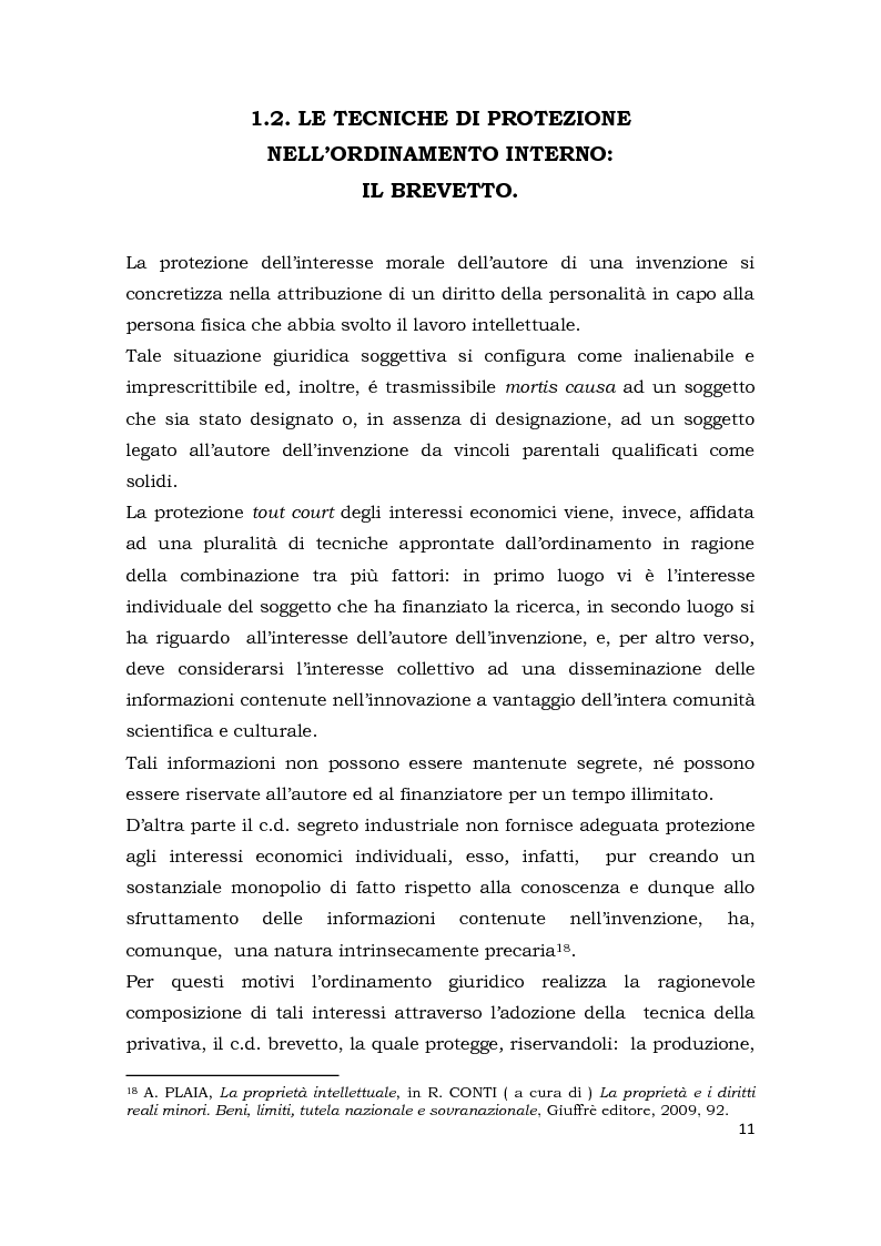 Anteprima della tesi: Dal brevetto comunitario al brevetto UE, Pagina 9