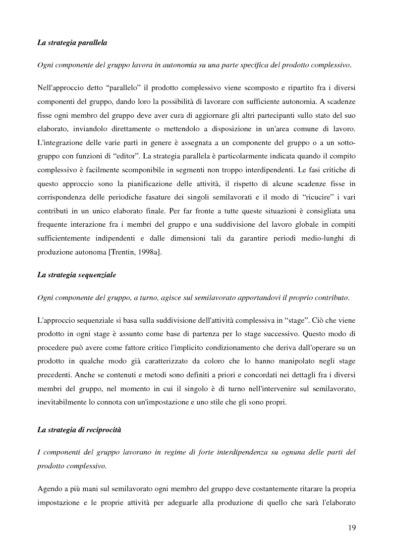Estratto dalla tesi: Comunità di Apprendimento nel Web 2.0