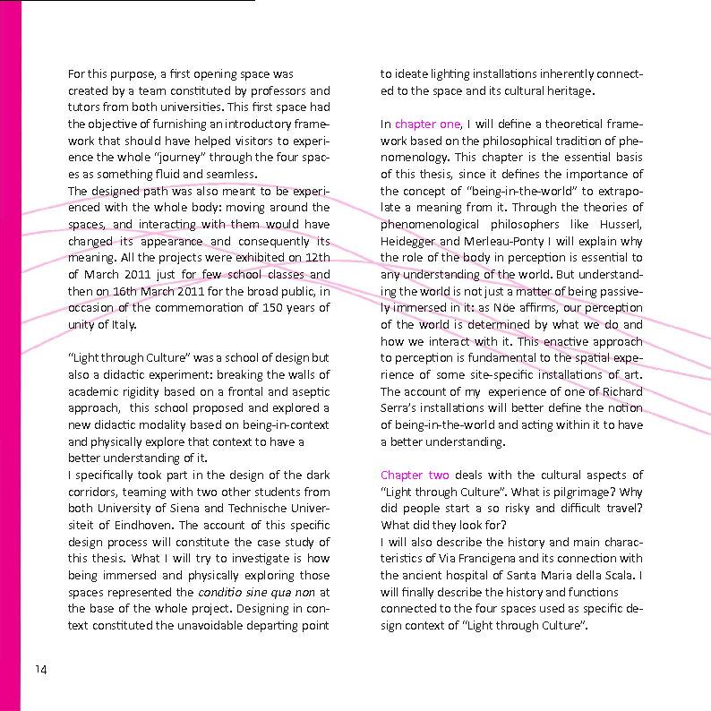 Anteprima della tesi: Photons of Culture - Getting inspired by history and space in the design of light interactive experiences, Pagina 6