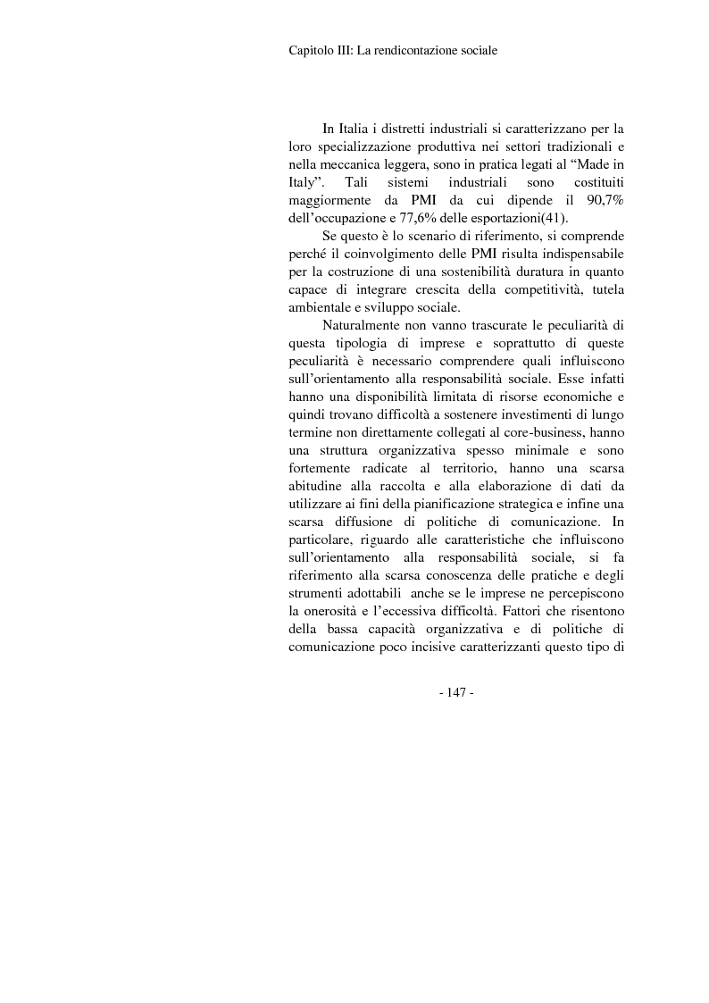 Estratto dalla tesi: La rendicontazione socio-ambientale: stato dell'arte e dinamiche evolutive