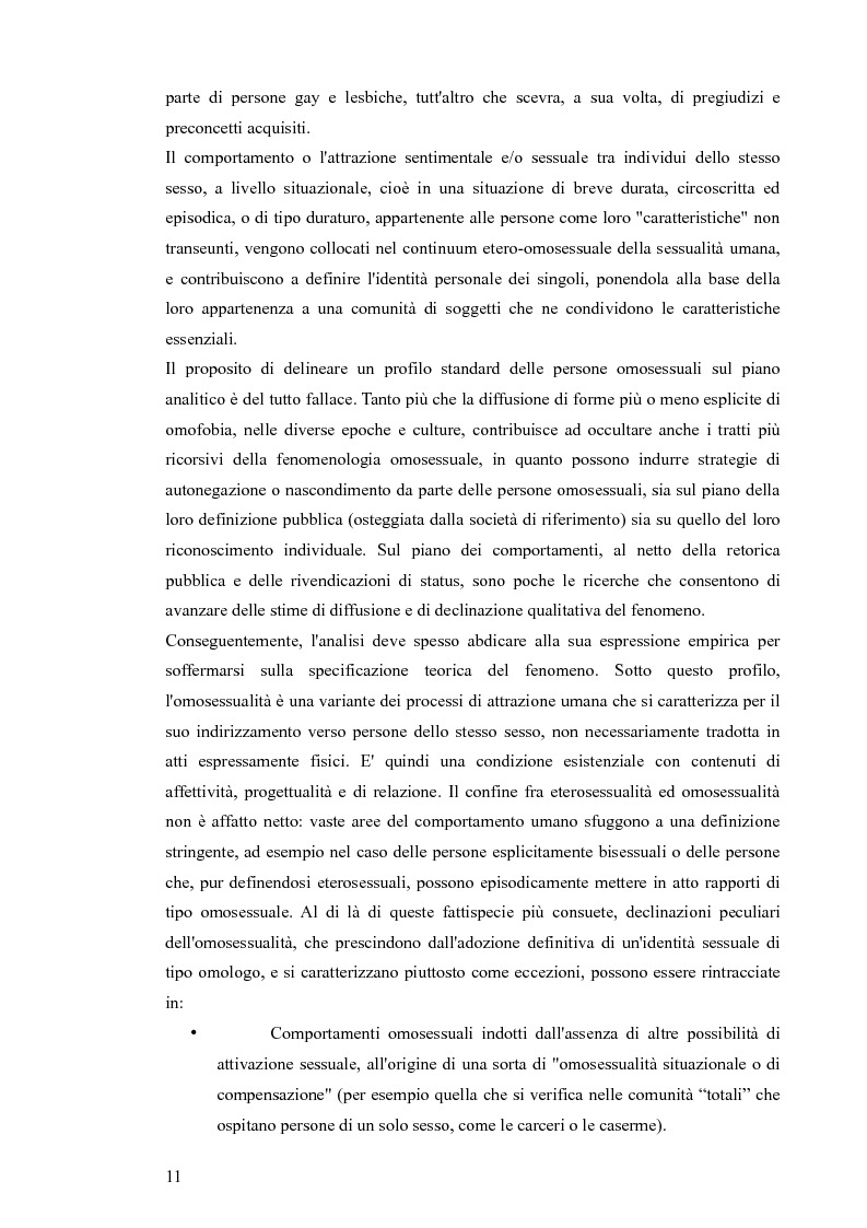 Anteprima della tesi: Diversi da chi? Il fenomeno dell’omofobia raccontato dai mass media nell’Italia contemporanea, Pagina 9