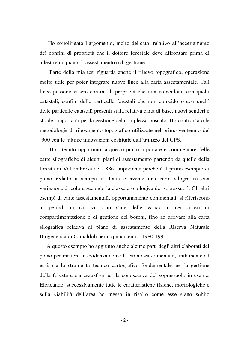 Anteprima della tesi: La cartografia nell'assestamento forestale, Pagina 3