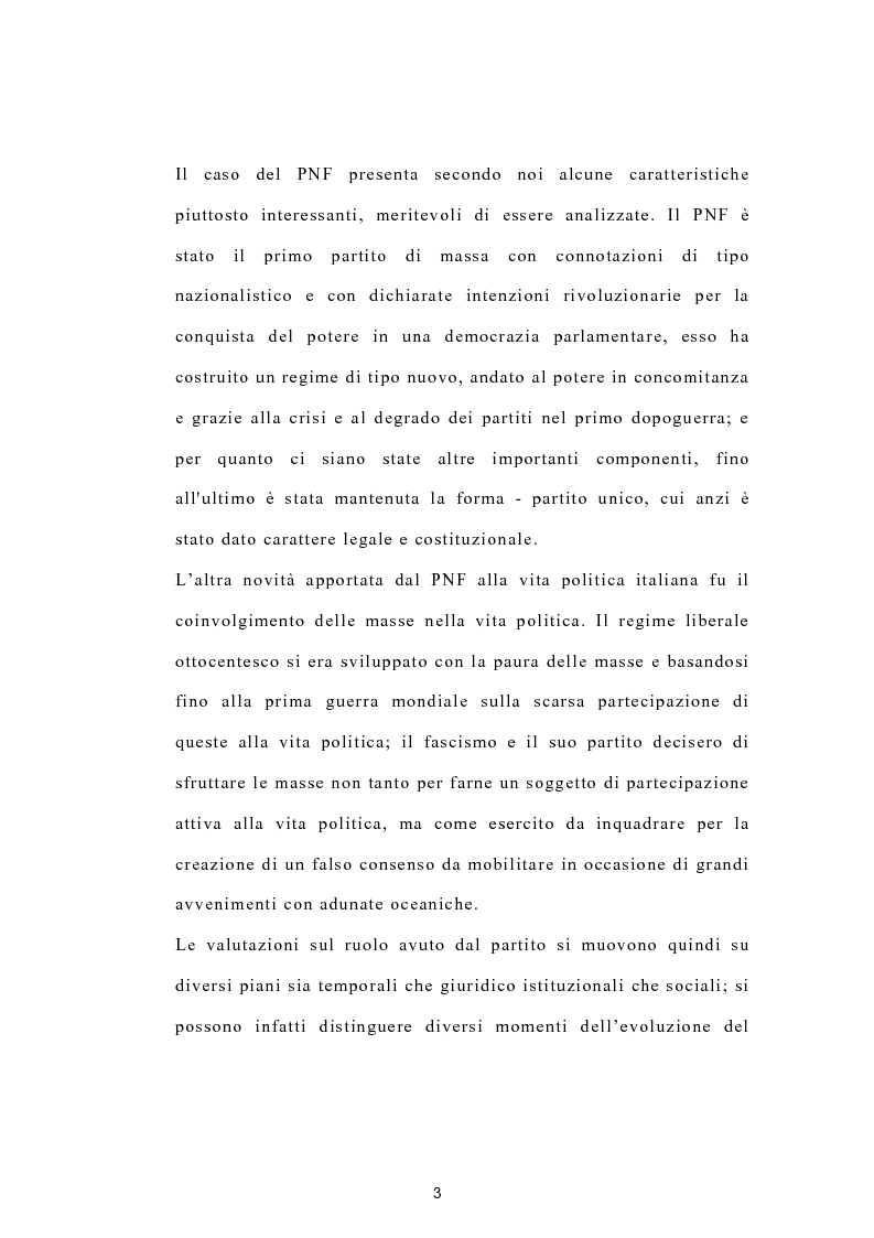 Anteprima della tesi: I gerarchi: uomini e vicende del partito nazionale fascista, Pagina 3