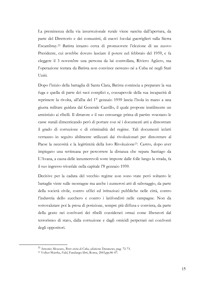Anteprima della tesi: Cuba: Dall’URSS al dopo Fidel, Pagina 13
