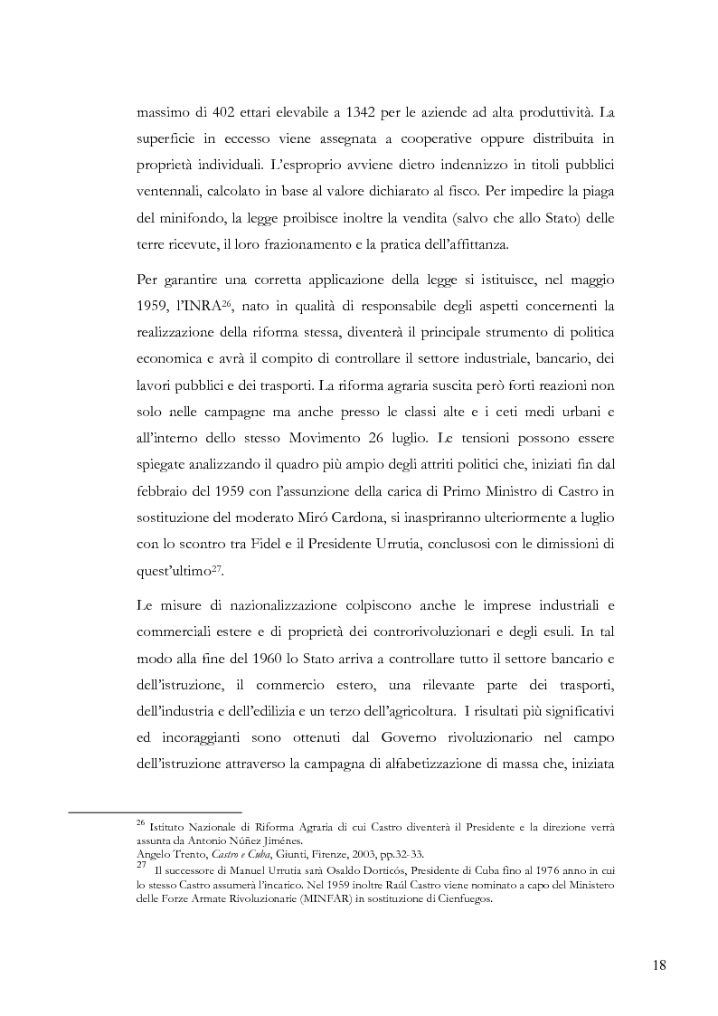 Anteprima della tesi: Cuba: Dall’URSS al dopo Fidel, Pagina 16