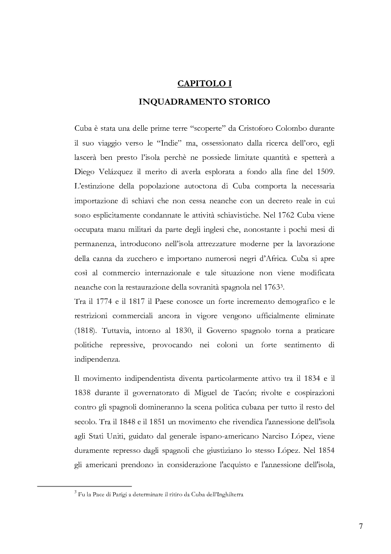 Anteprima della tesi: Cuba: Dall’URSS al dopo Fidel, Pagina 5