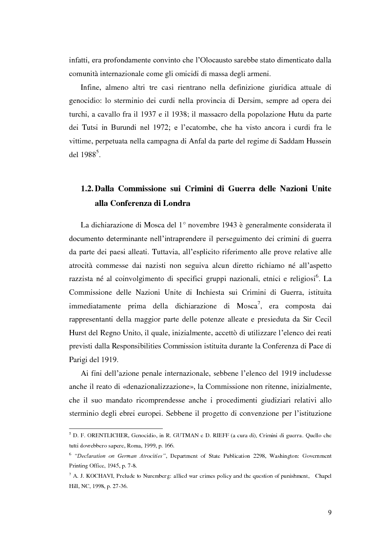 Anteprima della tesi: La responsabilità internazionale degli stati per atti di genocidio, Pagina 4