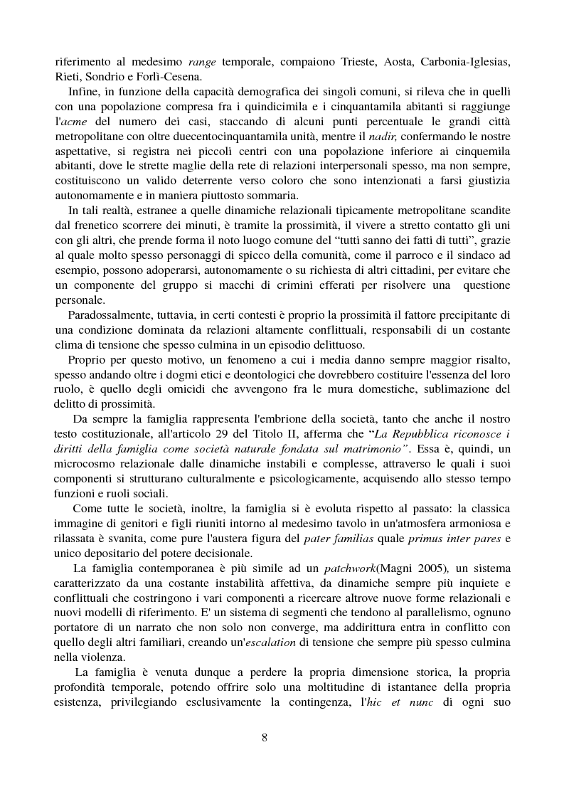 Anteprima della tesi: Ricostruzione massmediatica di quattro casi di omicidio-suicidio in Romagna, Pagina 4