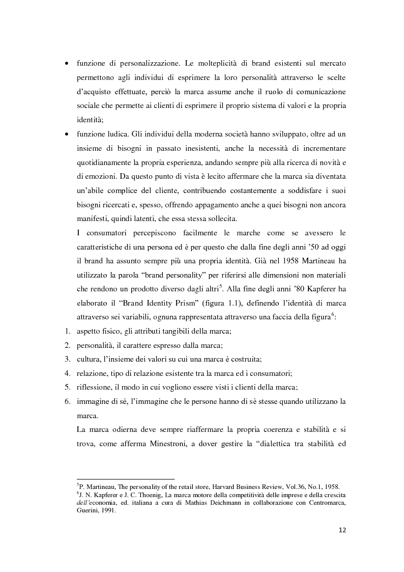 Anteprima della tesi: Il Brand tra Individualismo e Community. Il ConsumAttore nell’Era del Postmodernismo, Pagina 11