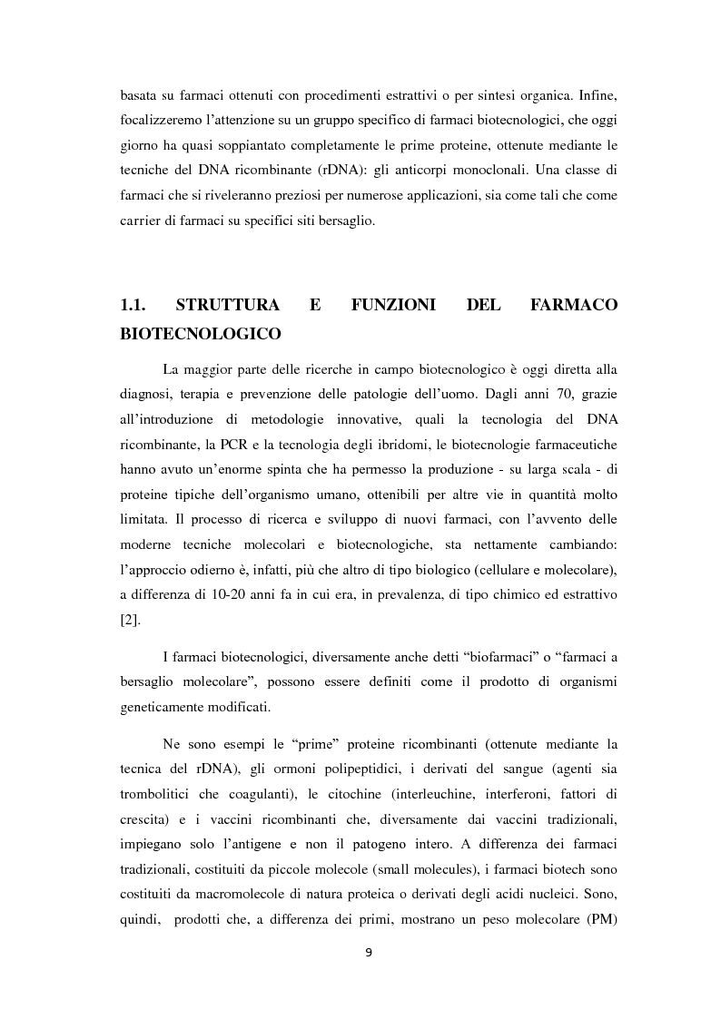 Anteprima della tesi: Applicazioni di terapia mirata: Trastuzumab e terapia anticancro, Pagina 8