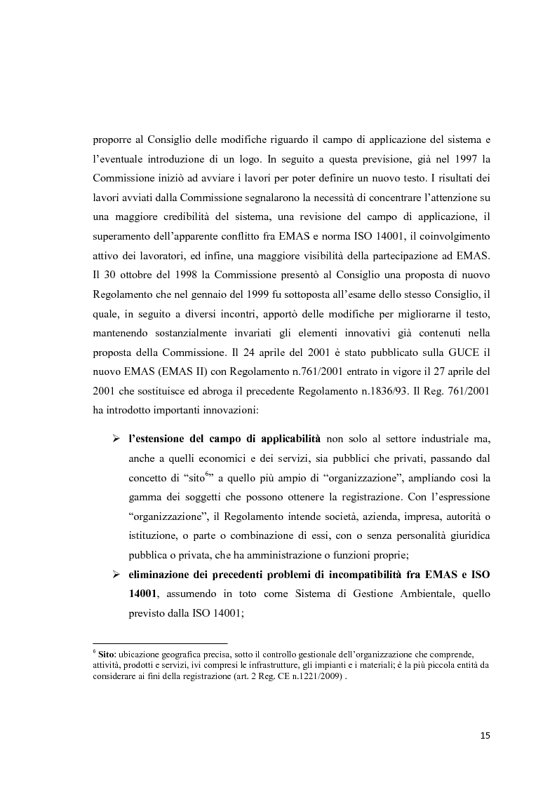 Anteprima della tesi: Il Regolamento EMAS e la valutazione degli aspetti ambientali relativa all'impianto PKS della Centrale E.ON di Fiume Santo, Pagina 10