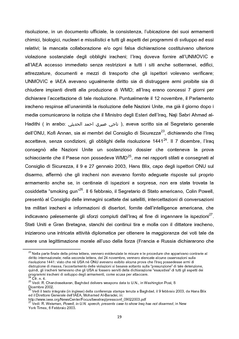 Anteprima della tesi: Iraq: storia di un dramma dalla Seconda Guerra del Golfo al caso Abu Ghraib, Pagina 7