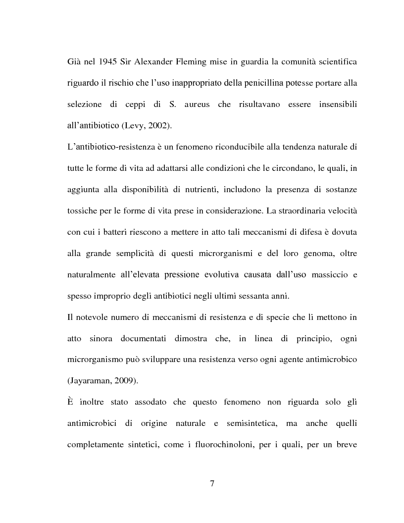 Anteprima della tesi: Sintesi e valutazione dell'attività antimicrobica di nuovi peptidomimetici cationici contenenti analoghi dell'arginina, Pagina 5