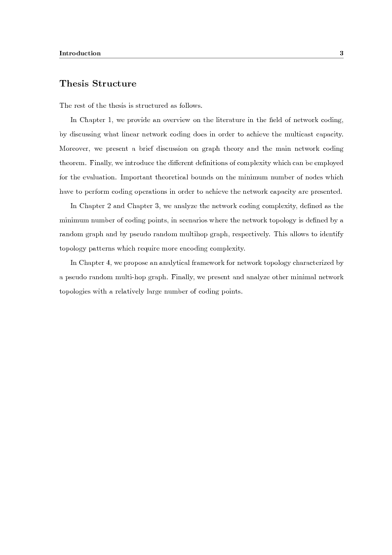 Anteprima della tesi: Network - Coded Multihop Multicast: Topology and Complexity, Pagina 4