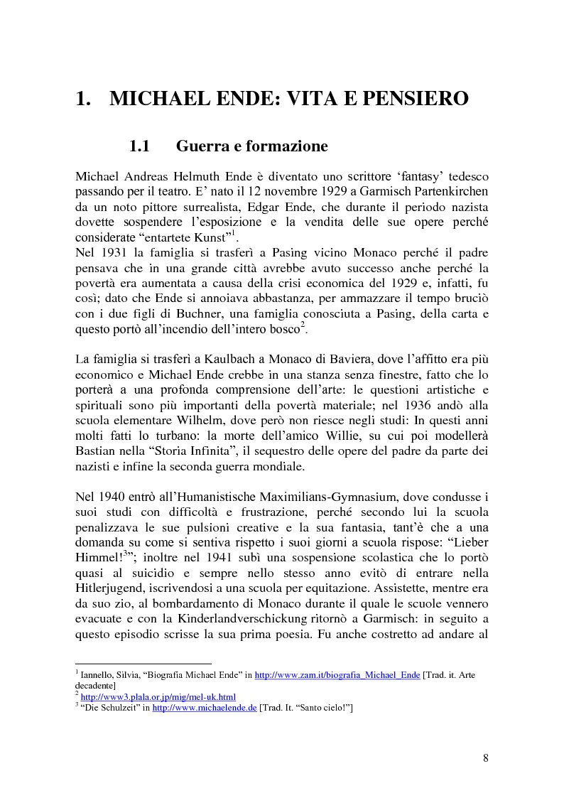 Anteprima della tesi: Il concetto del tempo nel romanzo ''Momo'' di Michael Ende, Pagina 5