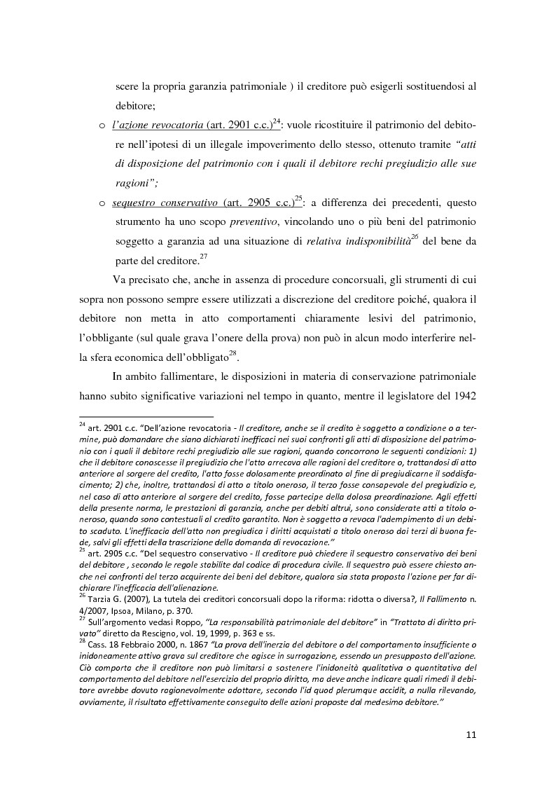Estratto dalla tesi: Il piano di riparto nel fallimento.