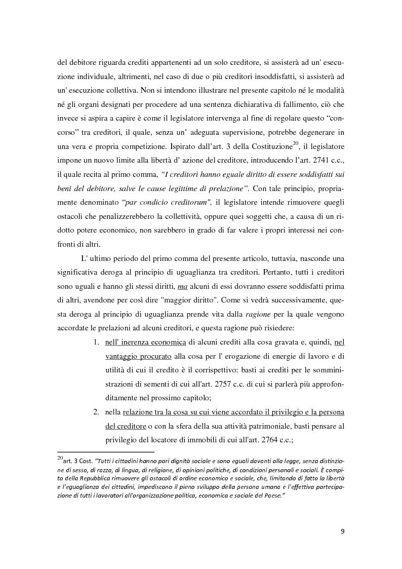 Anteprima della tesi: Il piano di riparto nel fallimento., Pagina 10