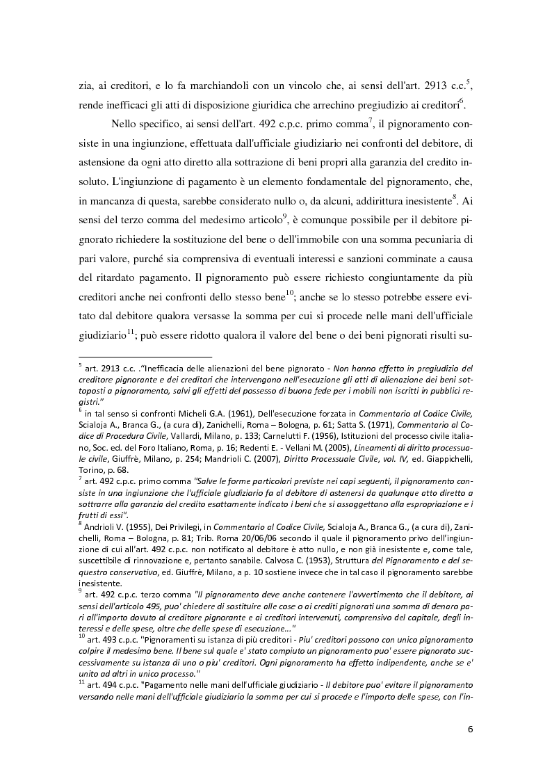 Anteprima della tesi: Il piano di riparto nel fallimento., Pagina 7