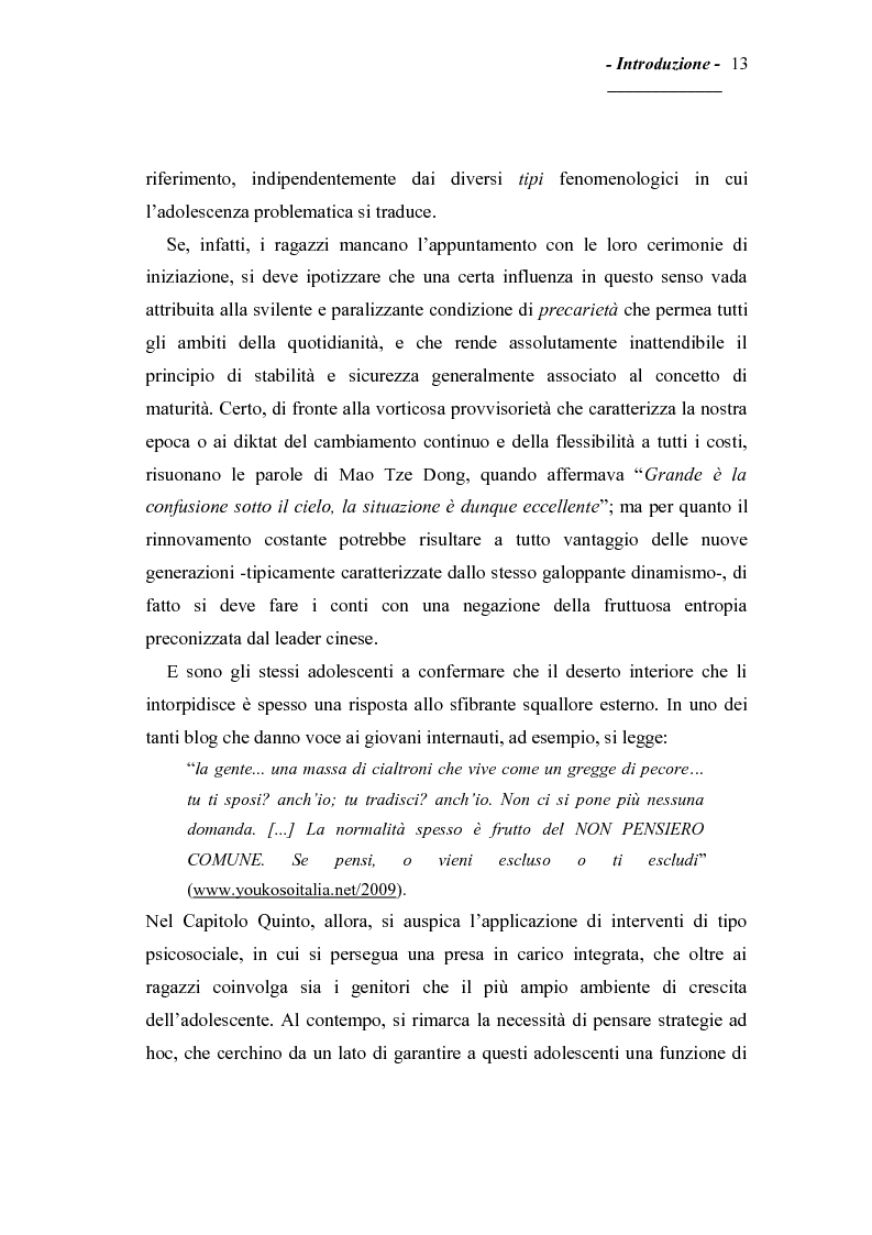 Anteprima della tesi: Adolescenze sospese - Dall’essere in potenza della neotenia all’essere impotente dell’Hikikomori, Pagina 6
