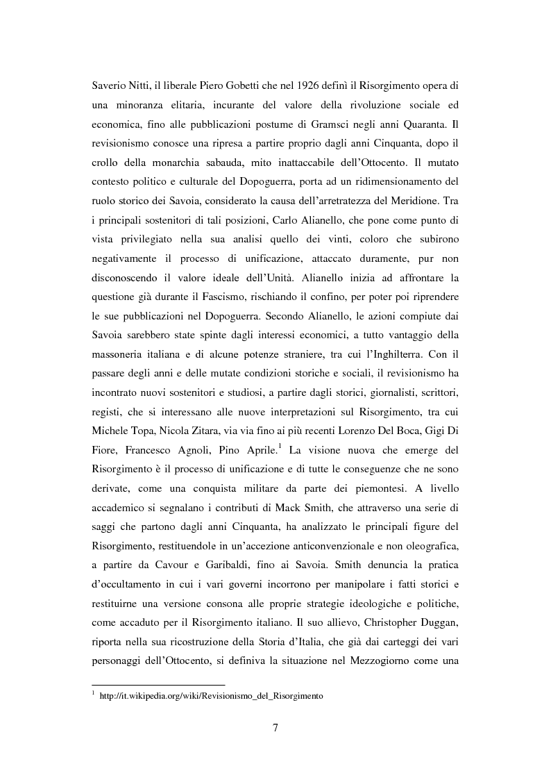 Anteprima della tesi: La rappresentazione cinematografica del Risorgimento nella storia d'Italia: 1905-2010, Pagina 8