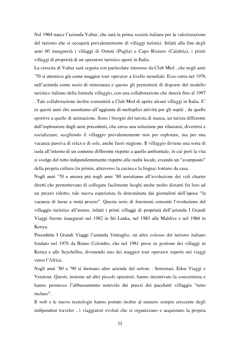 Anteprima della tesi: Il budget nella ristorazione dei villaggi turistici, Pagina 7