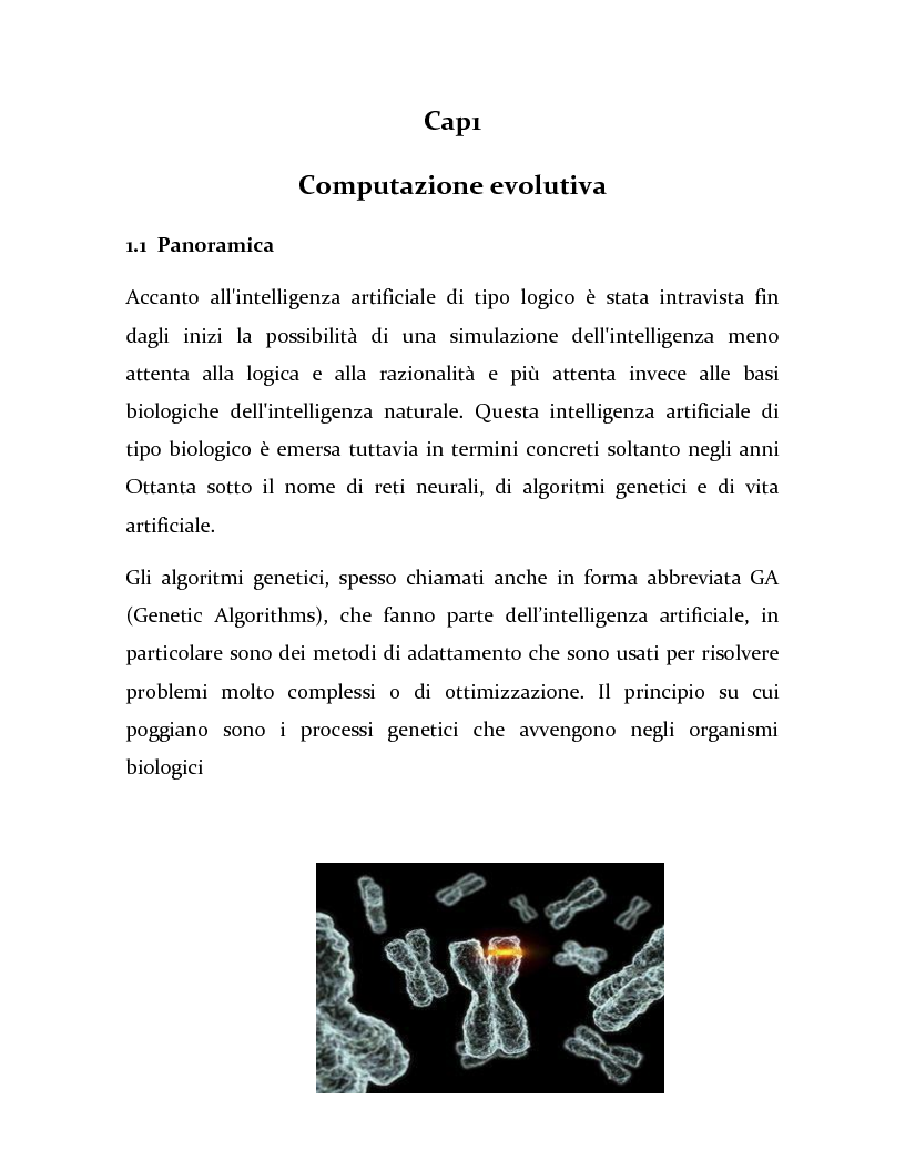 Anteprima della tesi: Gli algoritmi genetici nell’ottimizzazione multiobiettivo, Pagina 8