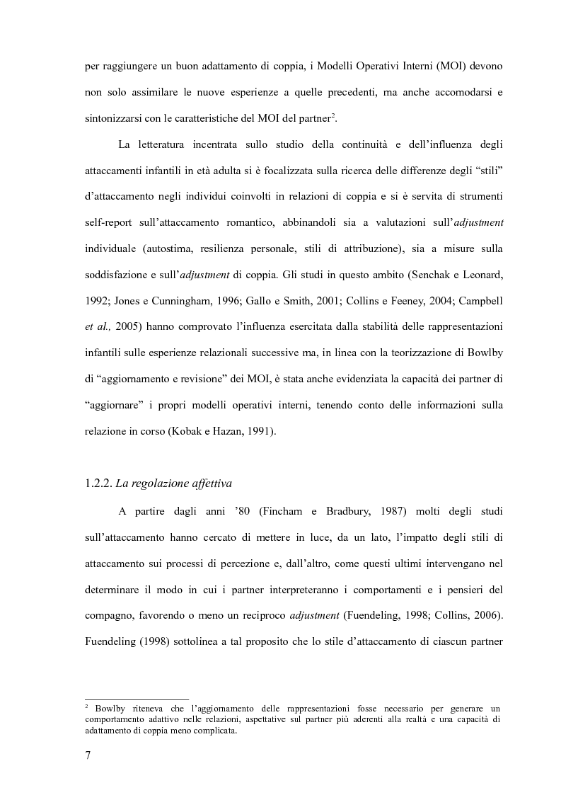 Anteprima della tesi: La qualità percepita della relazione di coppia secondo il Perceived Relationship Quality Components Inventory. Contributo alla validazione dell'adattamento italiano, Pagina 8