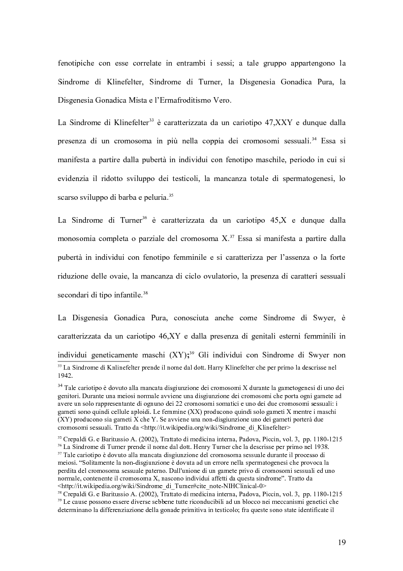 Anteprima della tesi: Oltre i limiti del dualismo di genere: la configurazione discorsiva della transessualità come spartiacque epistemologico fra Disturbo di Identità di Genere e stereotipi di genere, Pagina 14