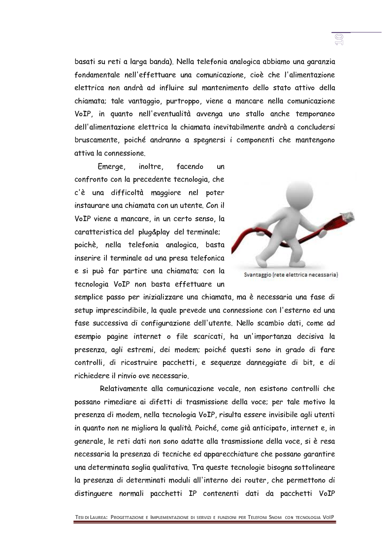 Anteprima della tesi: Progettazione e Implementazione di Servizi e Funzioni per Telefoni SNOM con Tecnologia VOIP., Pagina 9