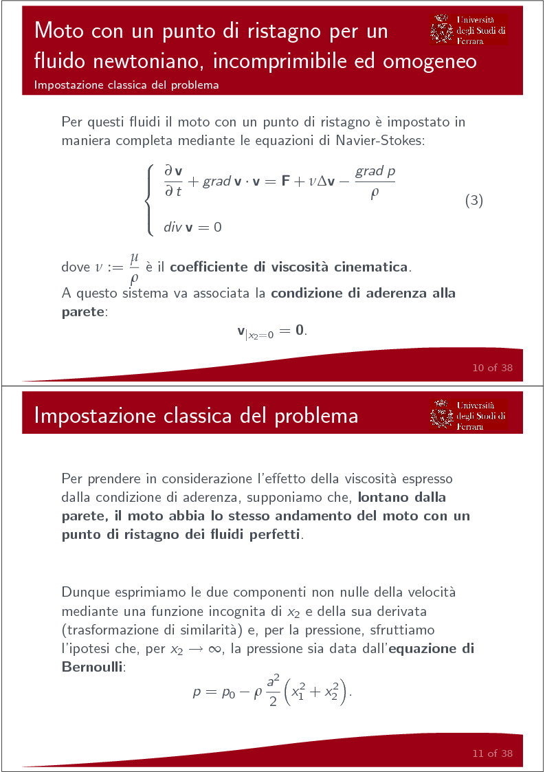 Anteprima della tesi: Moto con un punto di ristagno per due fluidi, Pagina 5