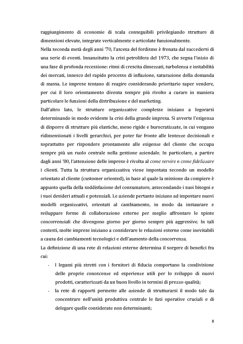 Anteprima della tesi: Valutazioni Organizzative e Strategiche dei Servizi Ancillari. Indagine sul Settore del Trasporto Aereo, Pagina 6