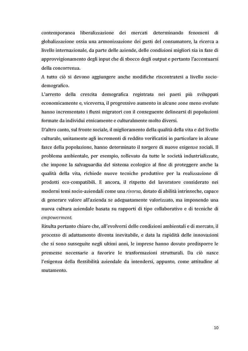 Anteprima della tesi: Valutazioni Organizzative e Strategiche dei Servizi Ancillari. Indagine sul Settore del Trasporto Aereo, Pagina 8