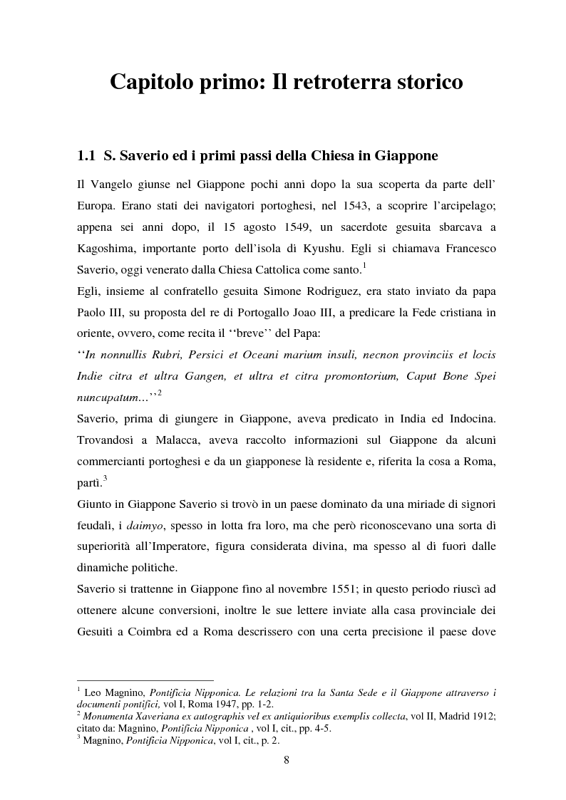 Anteprima della tesi: Cattolicesimo ed Estremo Oriente in età contemporanea: rapporti diplomatici tra Giappone e Santa Sede fra ‘800 e ‘900, Pagina 4