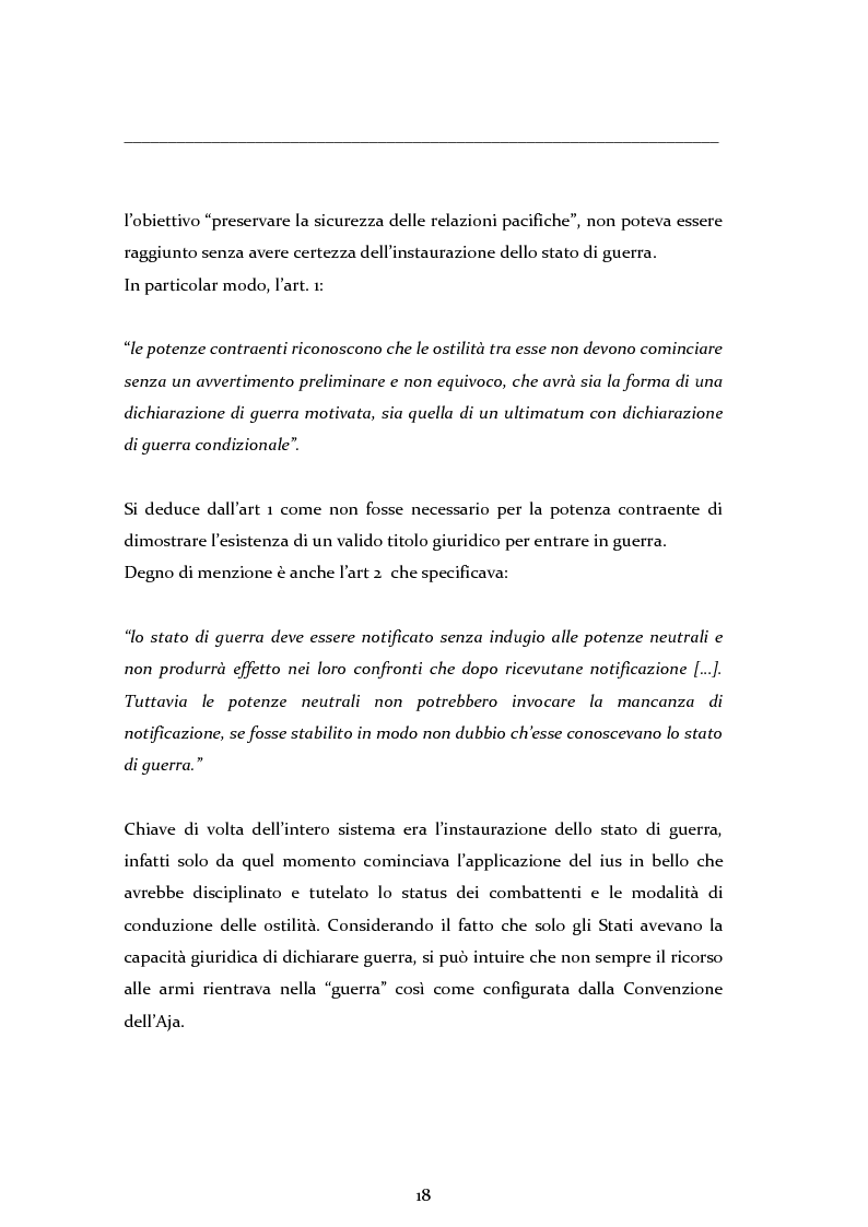 Anteprima della tesi: Diritto internazionale dei conflitti armati aerei, Pagina 10