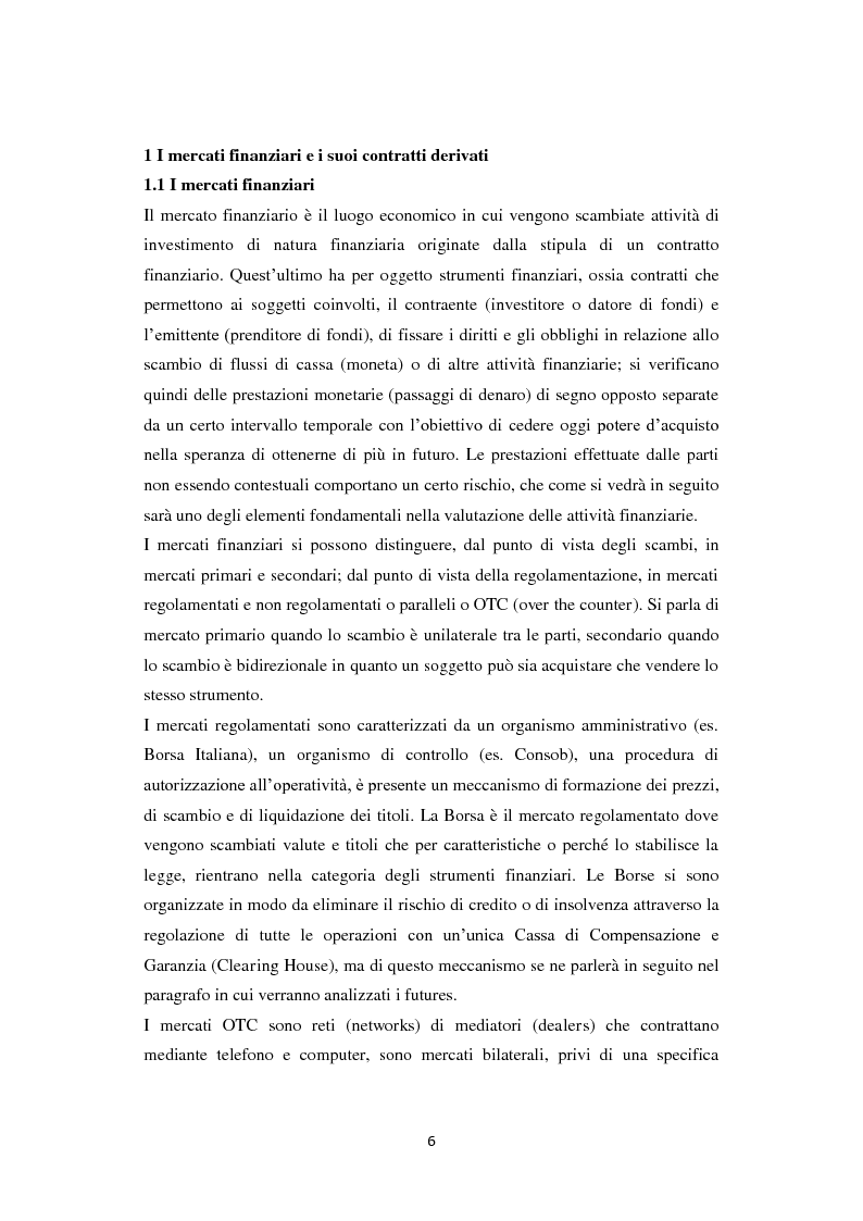 Anteprima della tesi: L'analisi dei derivati finanziari nei mercati turistici, Pagina 5