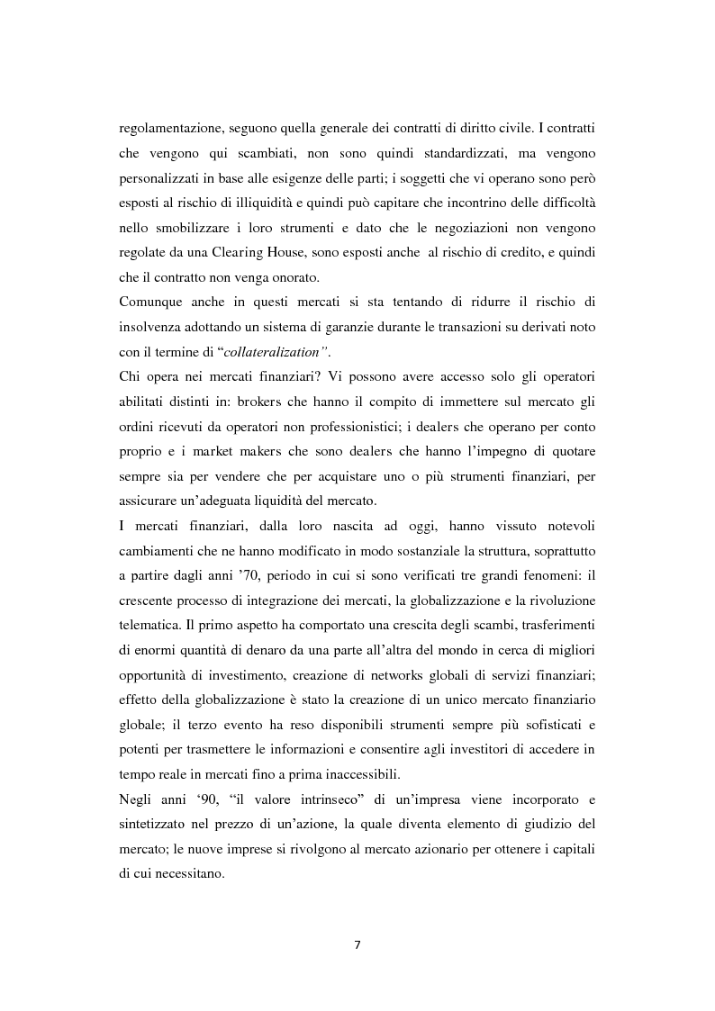 Anteprima della tesi: L'analisi dei derivati finanziari nei mercati turistici, Pagina 6