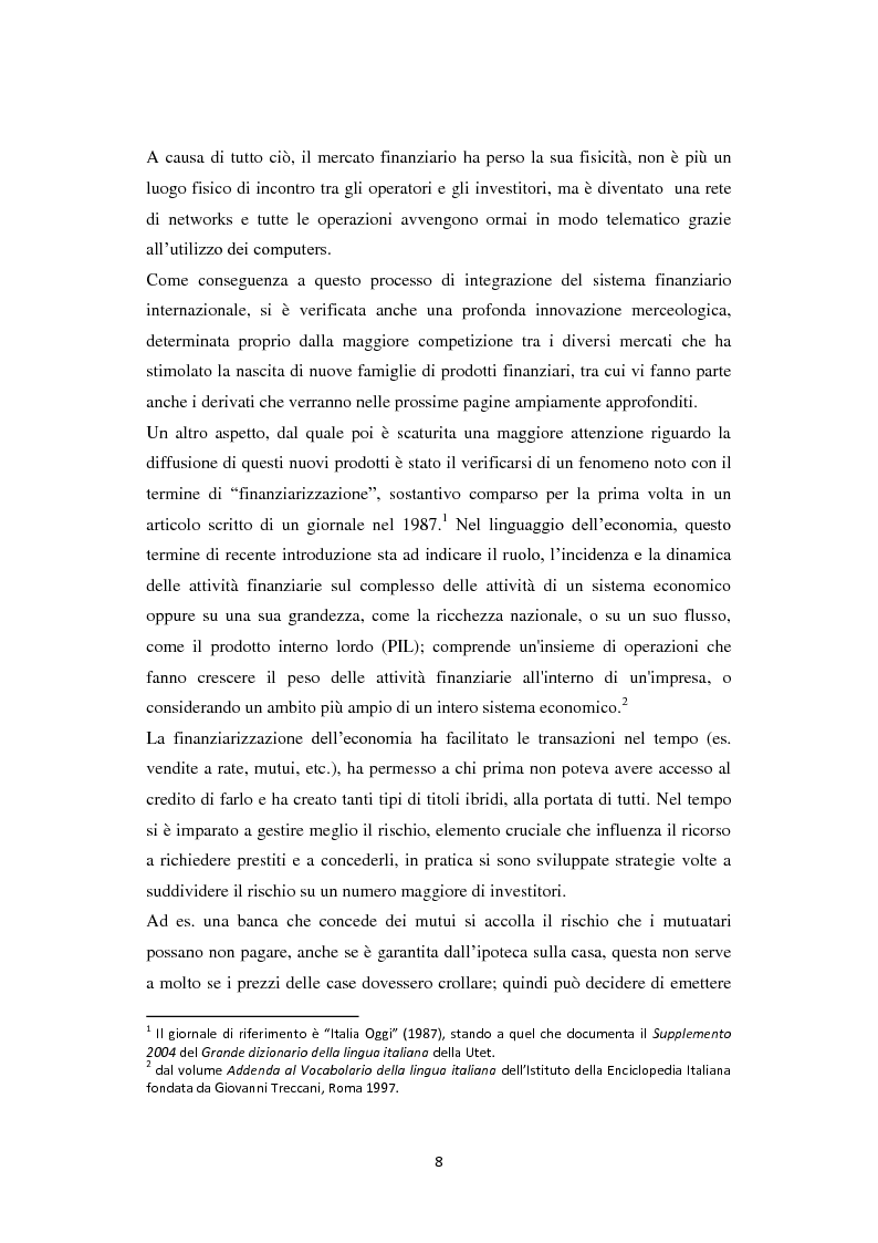 Anteprima della tesi: L'analisi dei derivati finanziari nei mercati turistici, Pagina 7