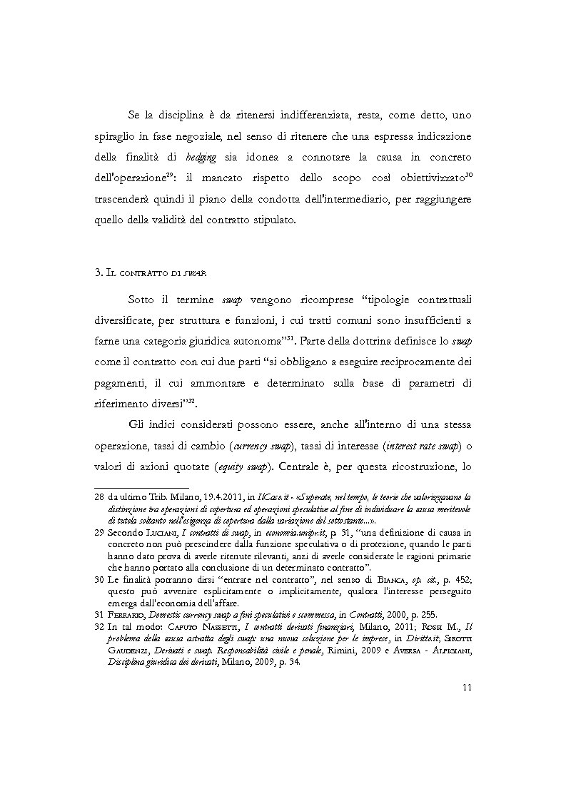 Estratto dalla tesi: Mark to market e Up-front nei contratti derivati su tassi di interesse