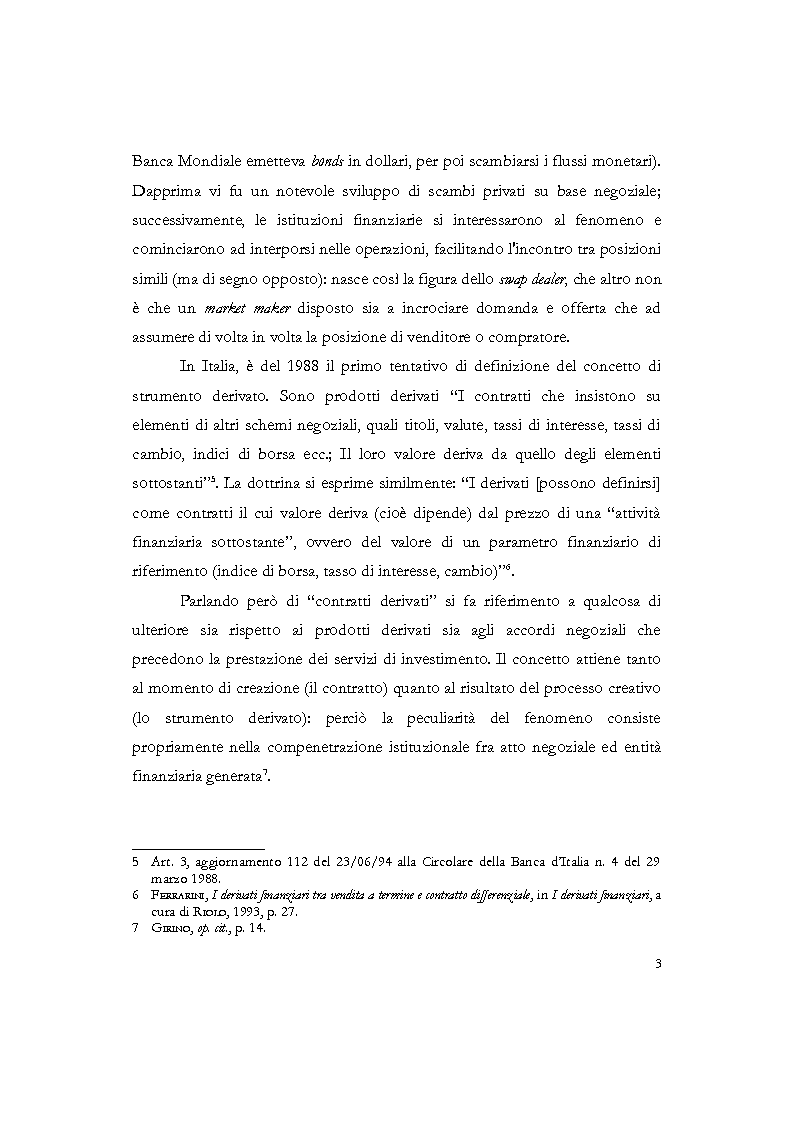 Anteprima della tesi: Mark to market e Up-front nei contratti derivati su tassi di interesse, Pagina 7
