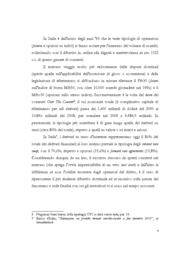Anteprima della tesi: Mark to market e Up-front nei contratti derivati su tassi di interesse, Pagina 8