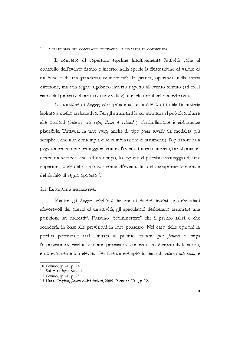 Anteprima della tesi: Mark to market e Up-front nei contratti derivati su tassi di interesse, Pagina 9