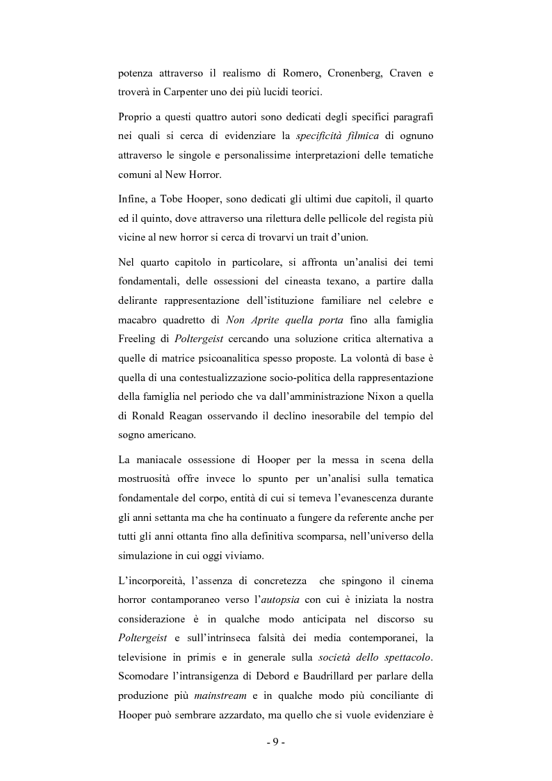 Anteprima della tesi: Tobe Hooper e il New Horror Cinema, Pagina 4