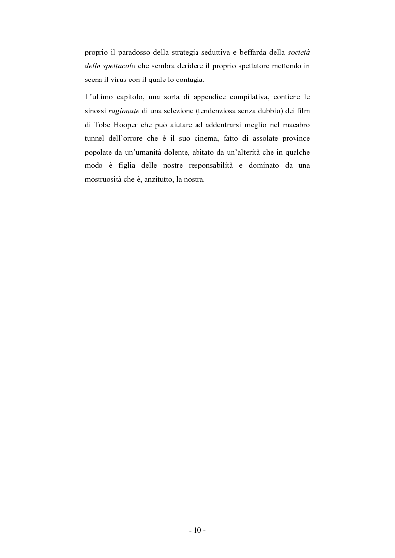 Anteprima della tesi: Tobe Hooper e il New Horror Cinema, Pagina 5