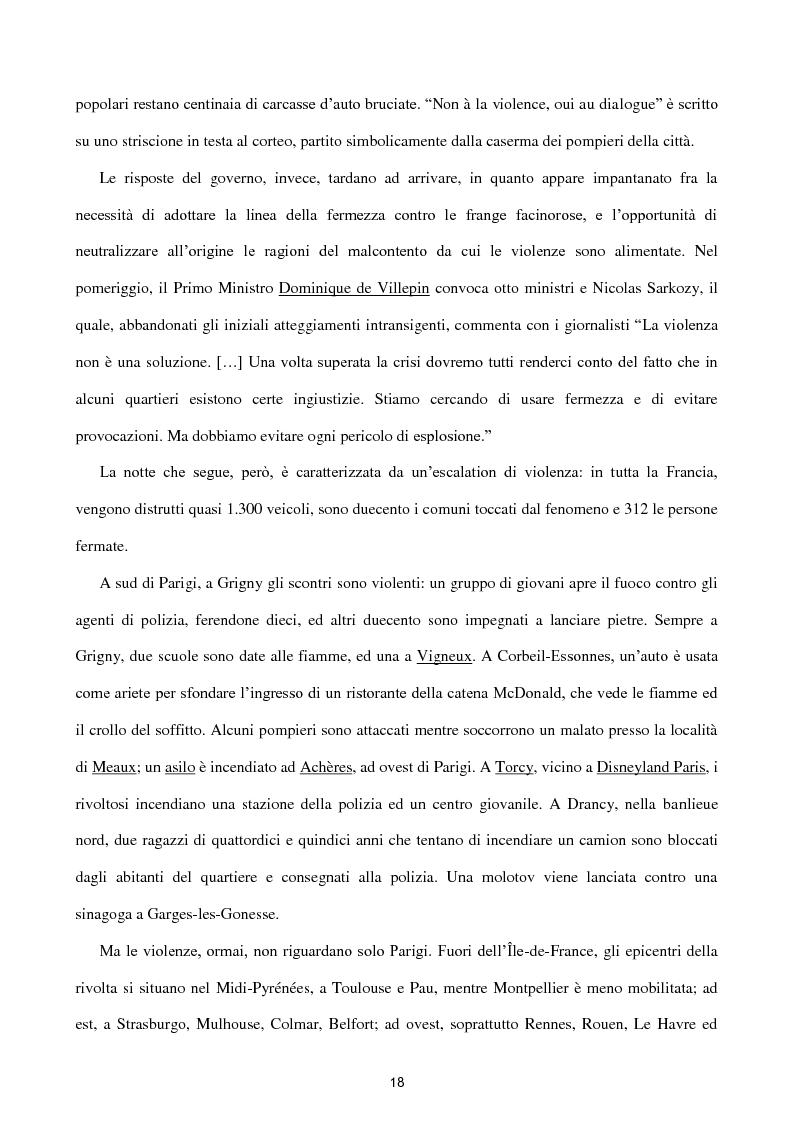 Anteprima della tesi: L'immigrazione in Francia: la crisi nelle banlieues del modello d'integrazione repubblicano e i tentativi di riforma di Sarkozy, Pagina 13