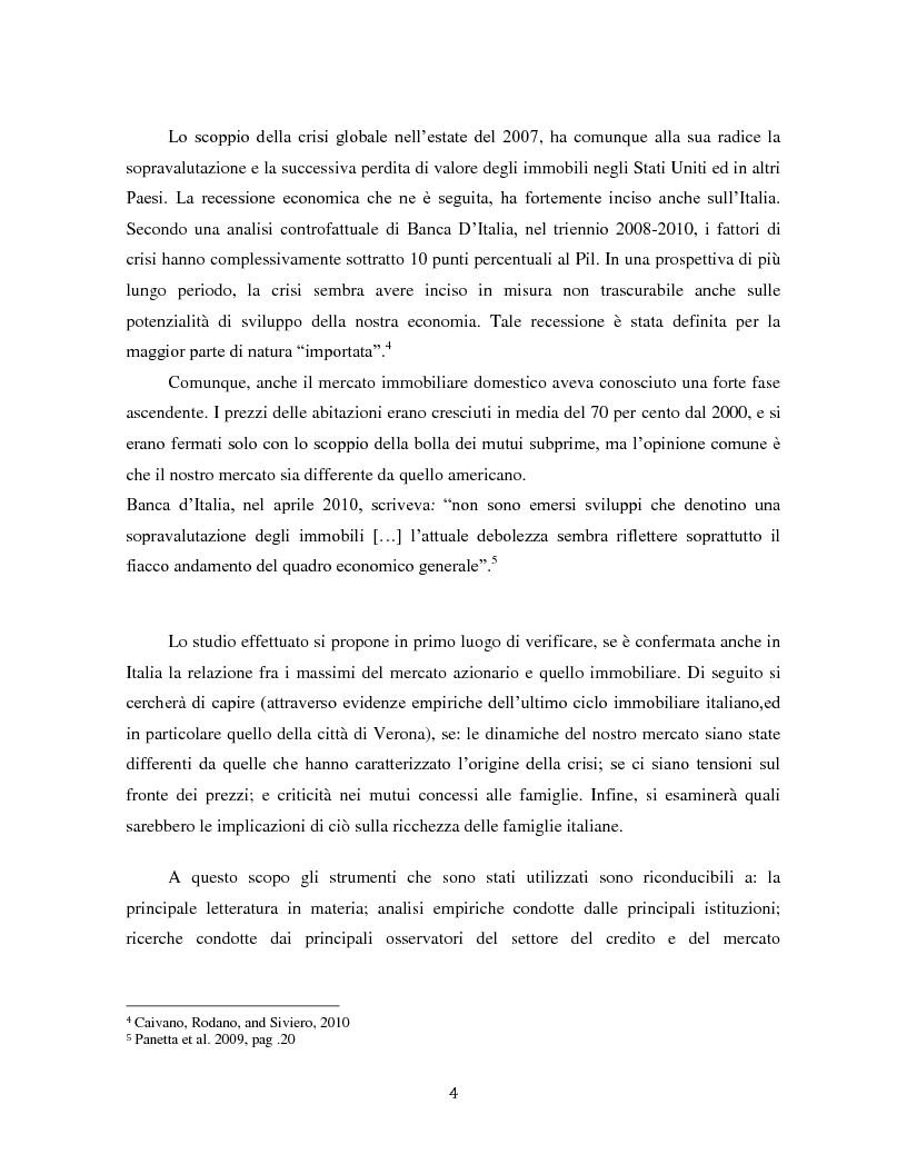 Anteprima della tesi: Il mercato immobiliare italiano: evidenze empiriche ed effetti sulla ricchezza delle famiglie, Pagina 3