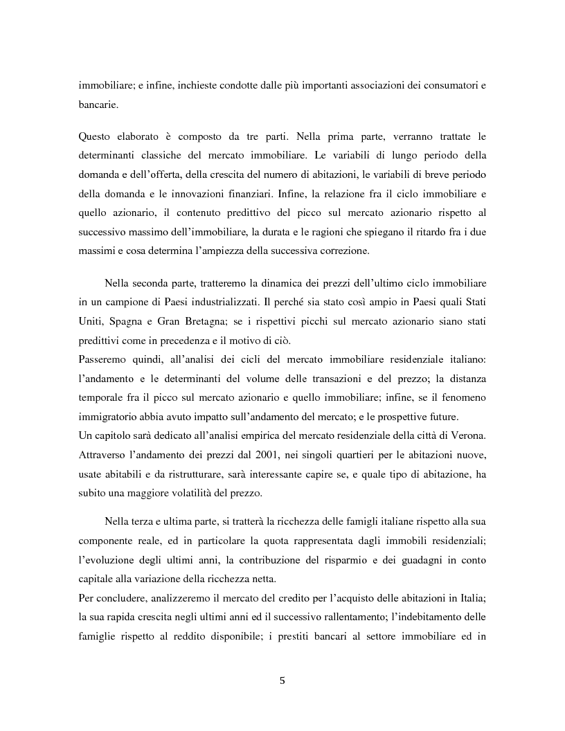 Anteprima della tesi: Il mercato immobiliare italiano: evidenze empiriche ed effetti sulla ricchezza delle famiglie, Pagina 4