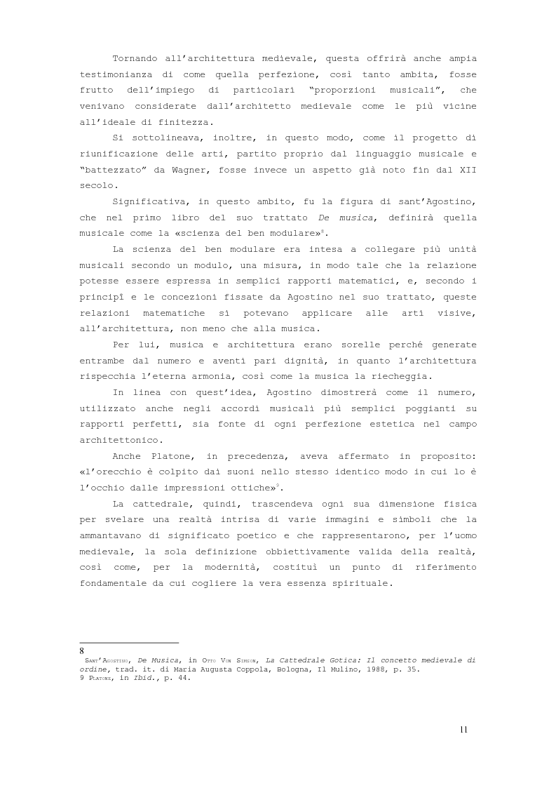 Anteprima della tesi: Il miraggio dell' "opera d'arte totale". Arte ed Architettura dall'Ottocento ad oggi, Pagina 10