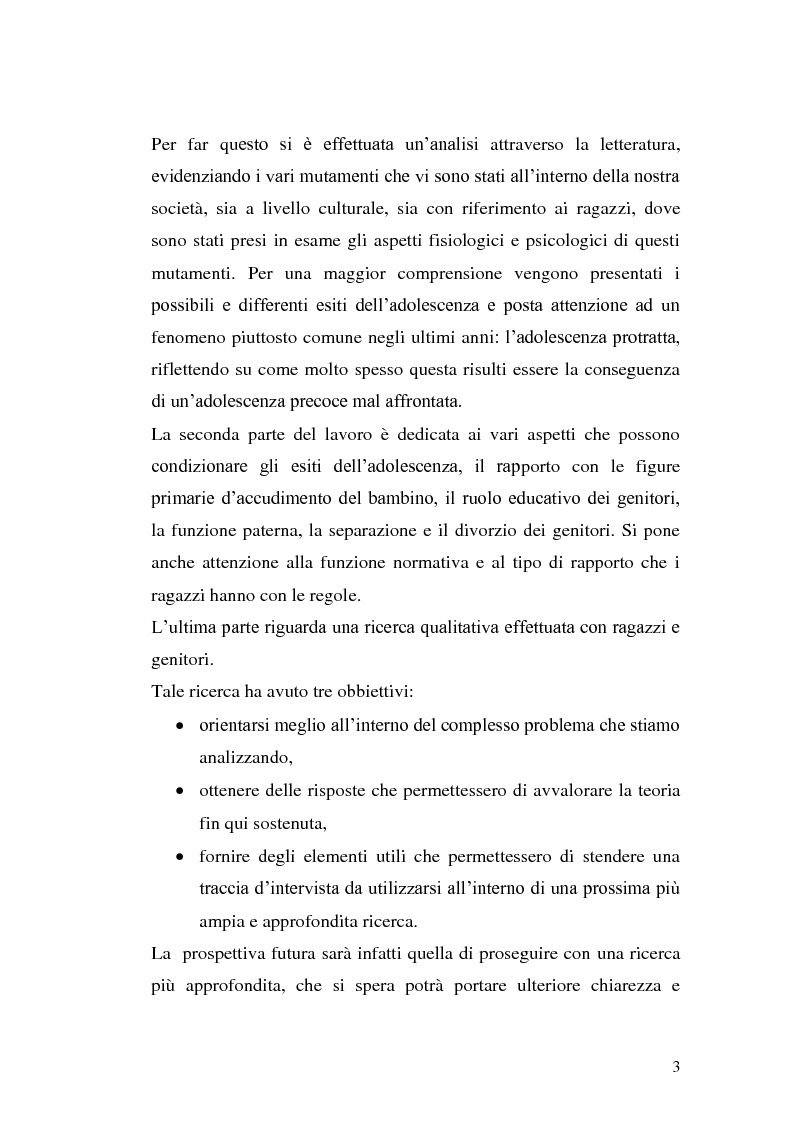 Anteprima della tesi: I nuovi adolescenti. Piccole Ferrari senza navigatore, Pagina 4